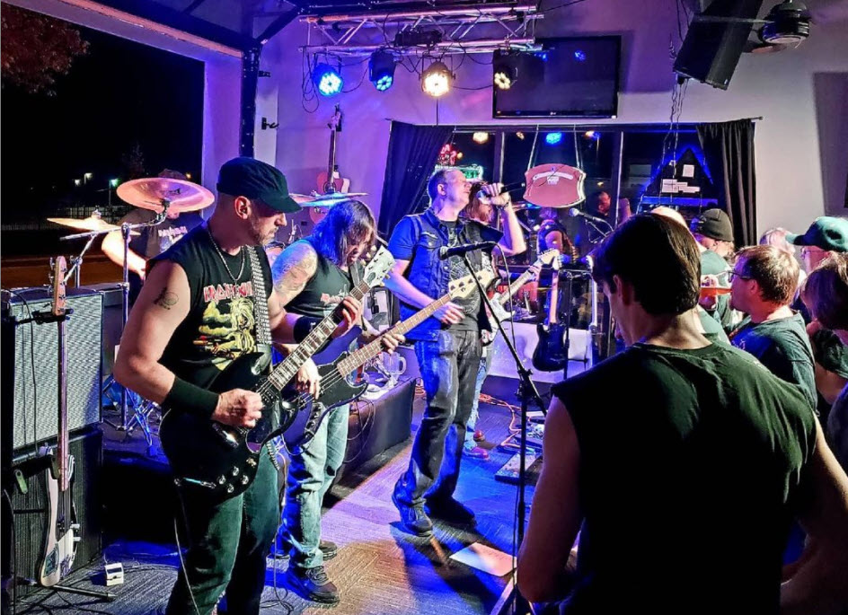 Aces High – a Tribute to Iron Maiden at Paulie’s Pub and Eatery image courtesy of Rhea Fogle